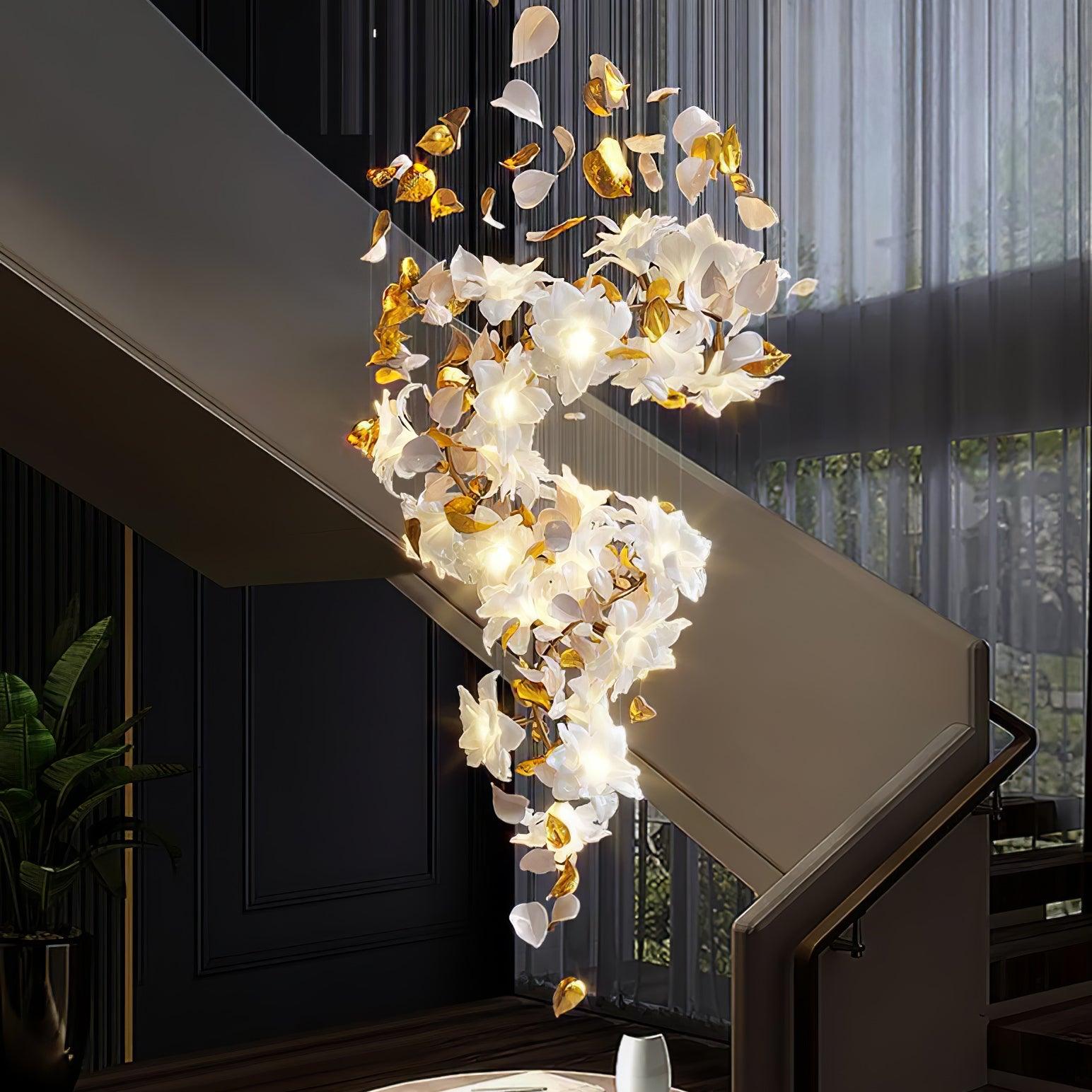 Flying Flowers Fluttering Chandelier - Lamp Outdoor