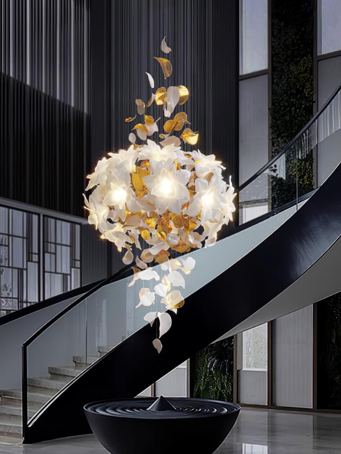Flying Flowers Fluttering Chandelier - Lamp Outdoor