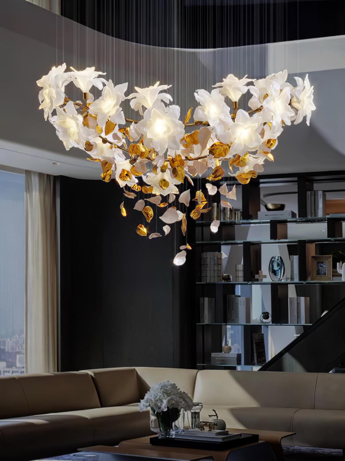 Flying Flowers Fluttering Chandelier - Lamp Outdoor