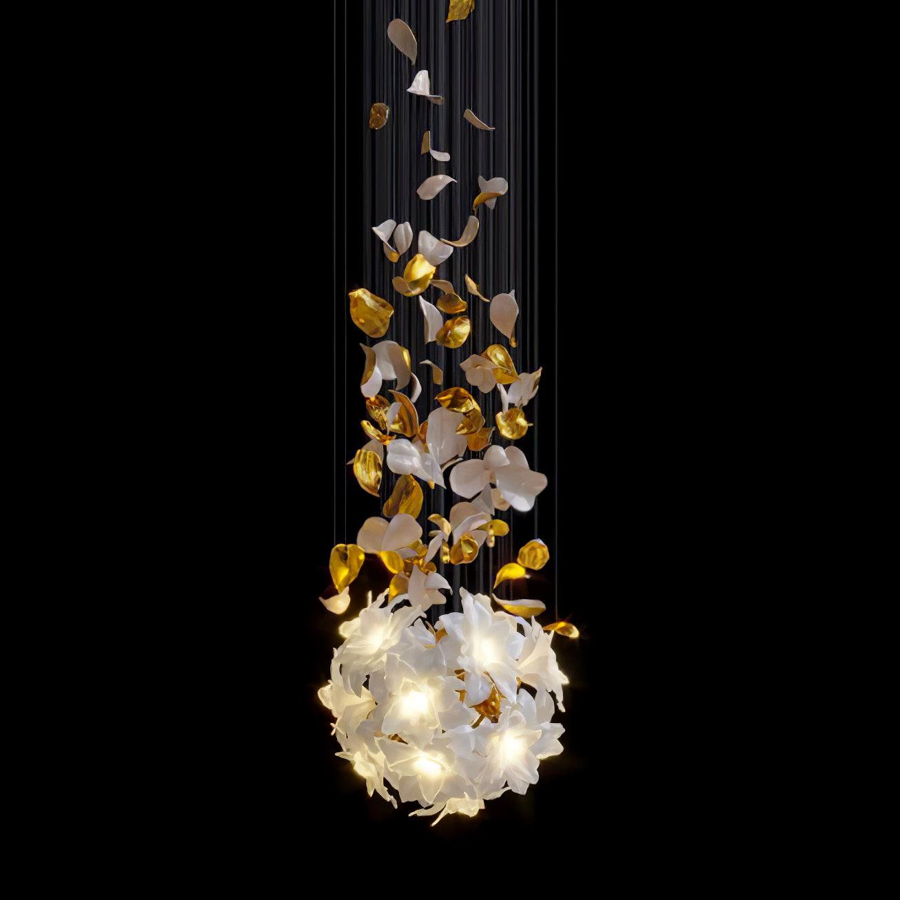 Flying Flowers Fluttering Chandelier - Lamp Outdoor