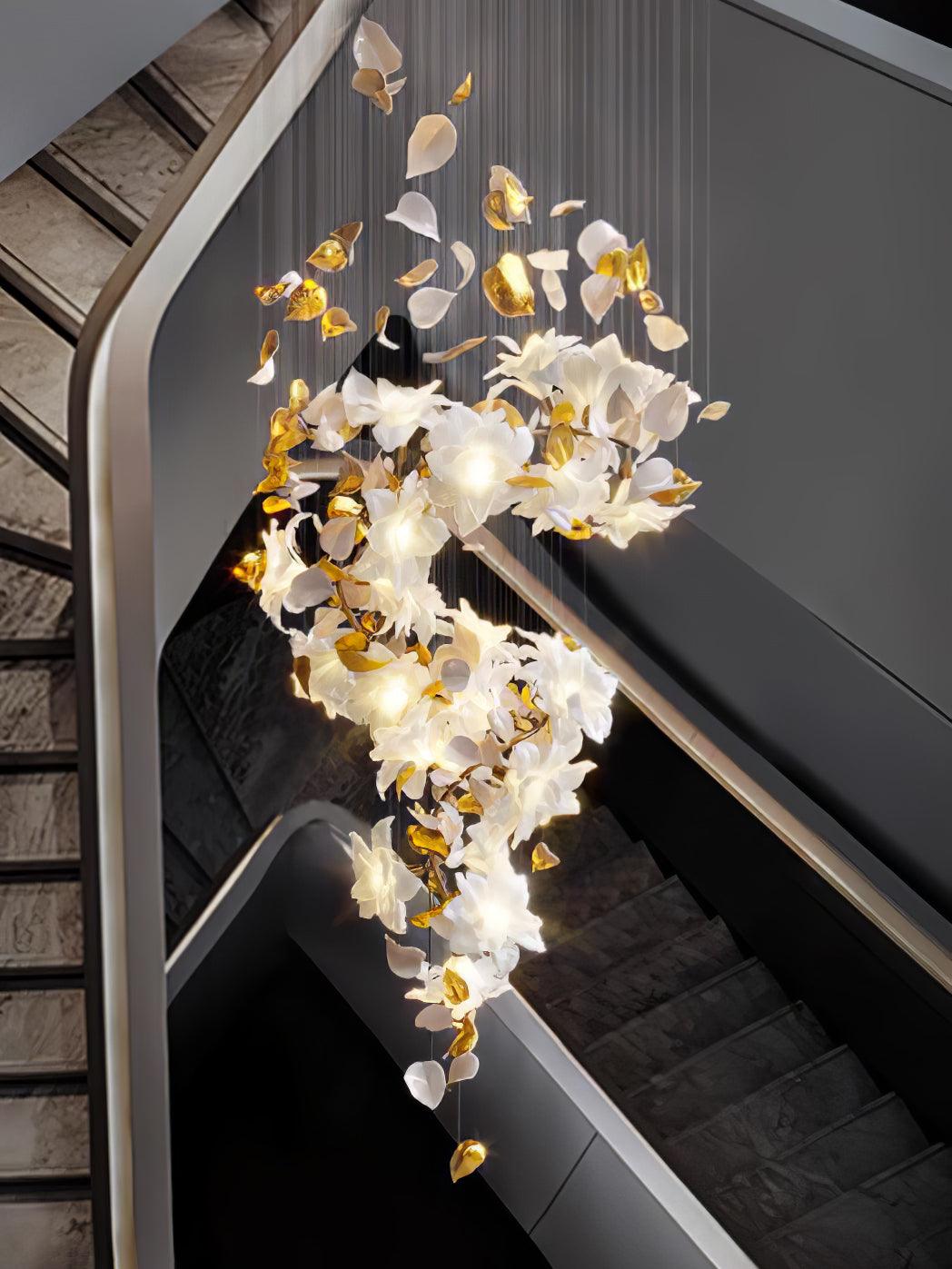 Flying Flowers Fluttering Chandelier - Lamp Outdoor