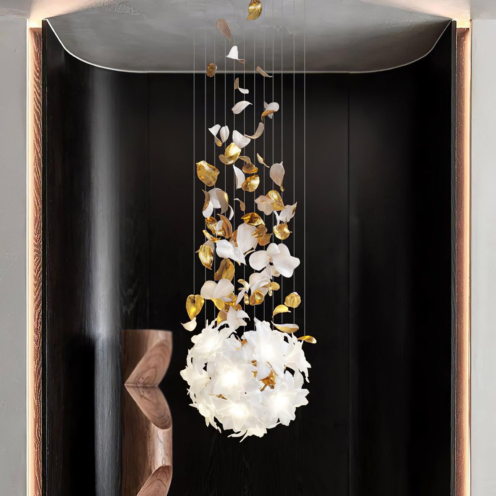 Flying Flowers Fluttering Chandelier - Lamp Outdoor