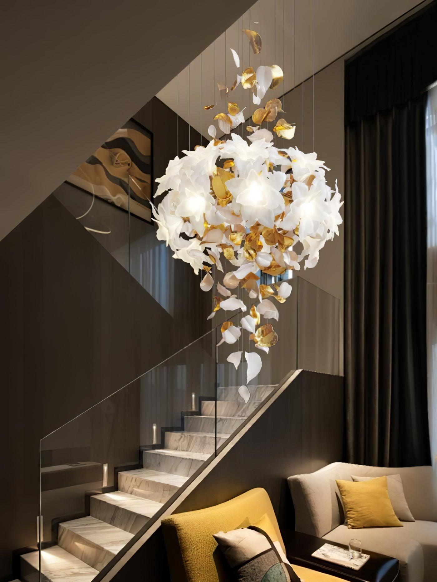 Flying Flowers Fluttering Chandelier - Lamp Outdoor