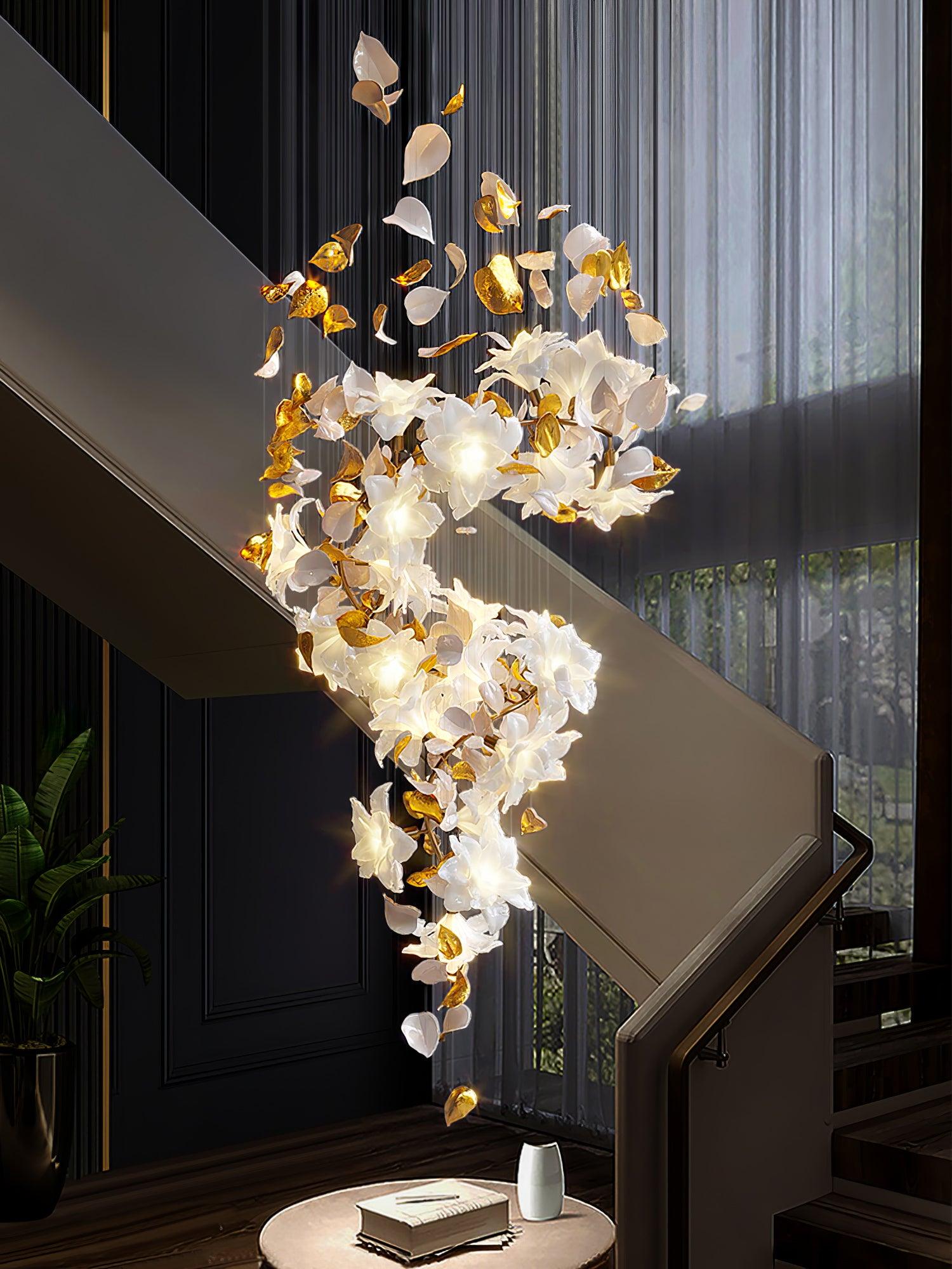 Flying Flowers Fluttering Chandelier - Lamp Outdoor