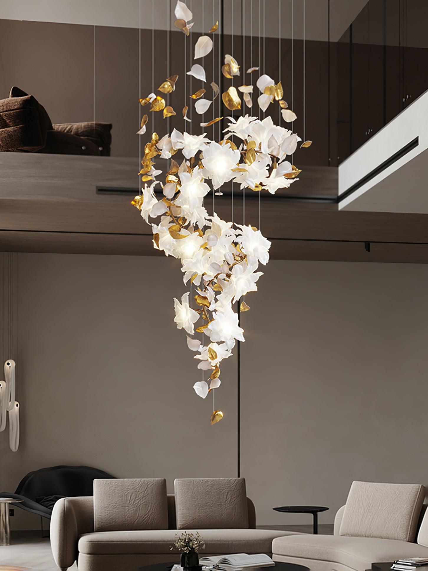 Flying Flowers Fluttering Chandelier - Lamp Outdoor