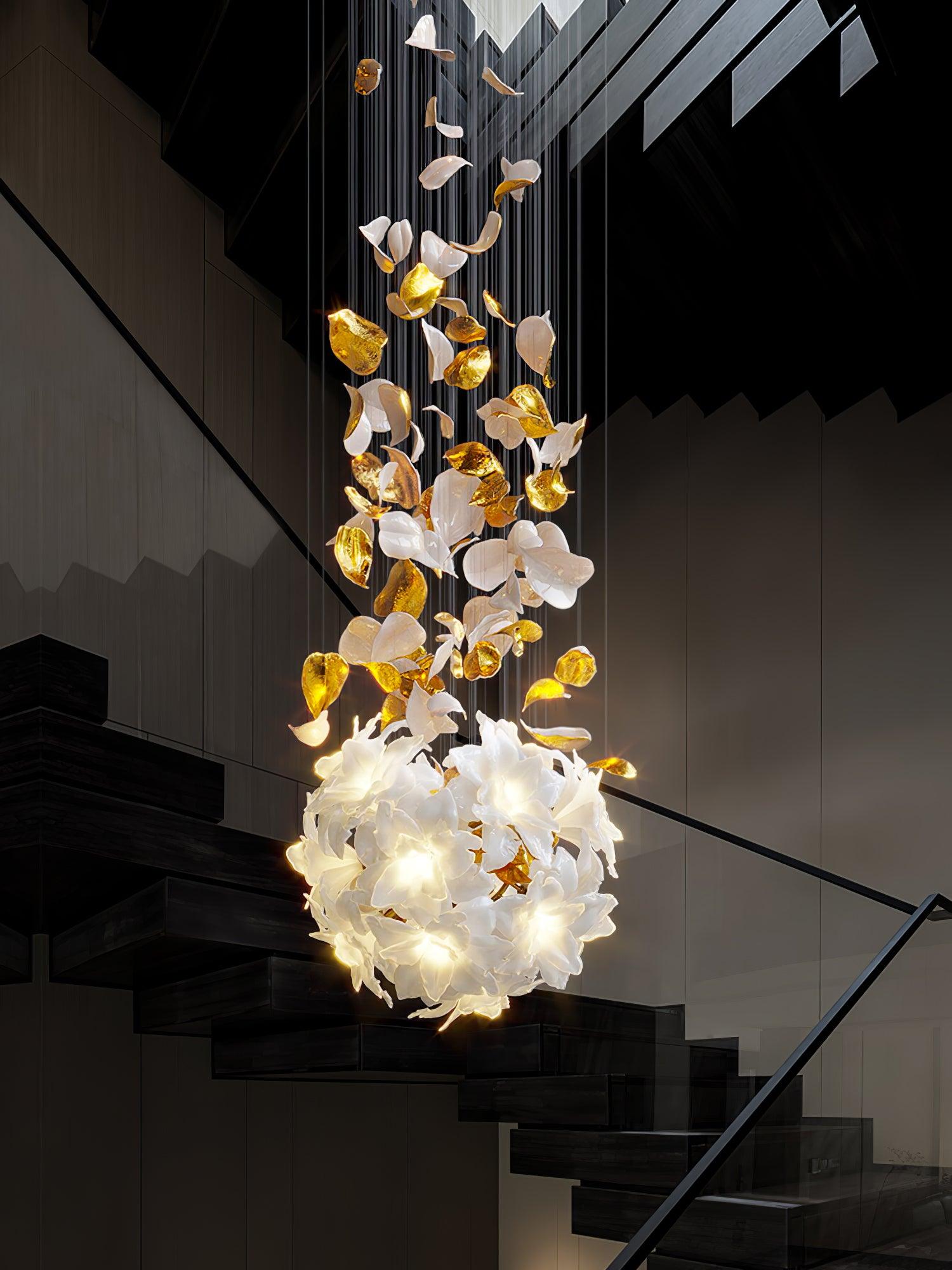 Flying Flowers Fluttering Chandelier - Lamp Outdoor
