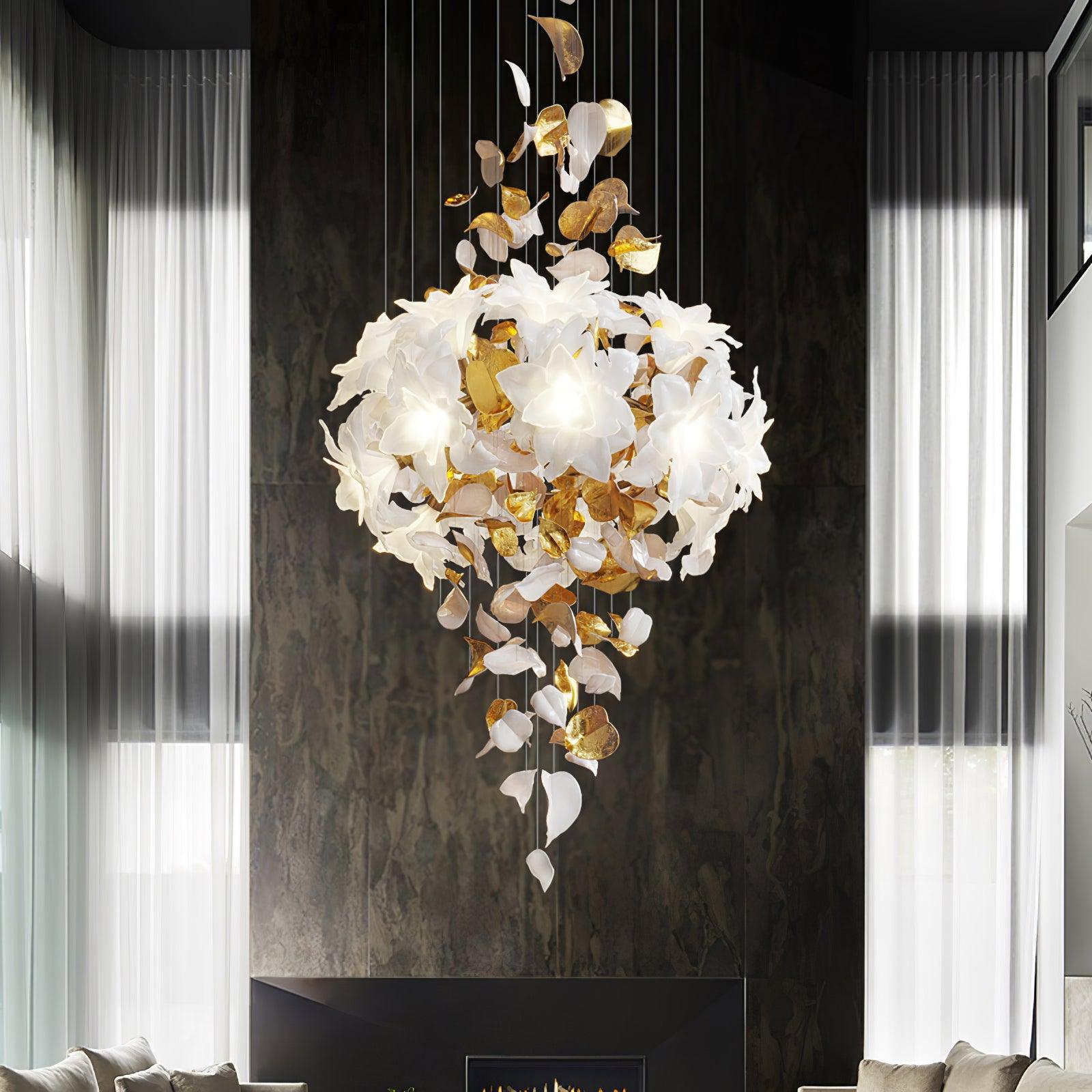 Flying Flowers Fluttering Chandelier - Lamp Outdoor