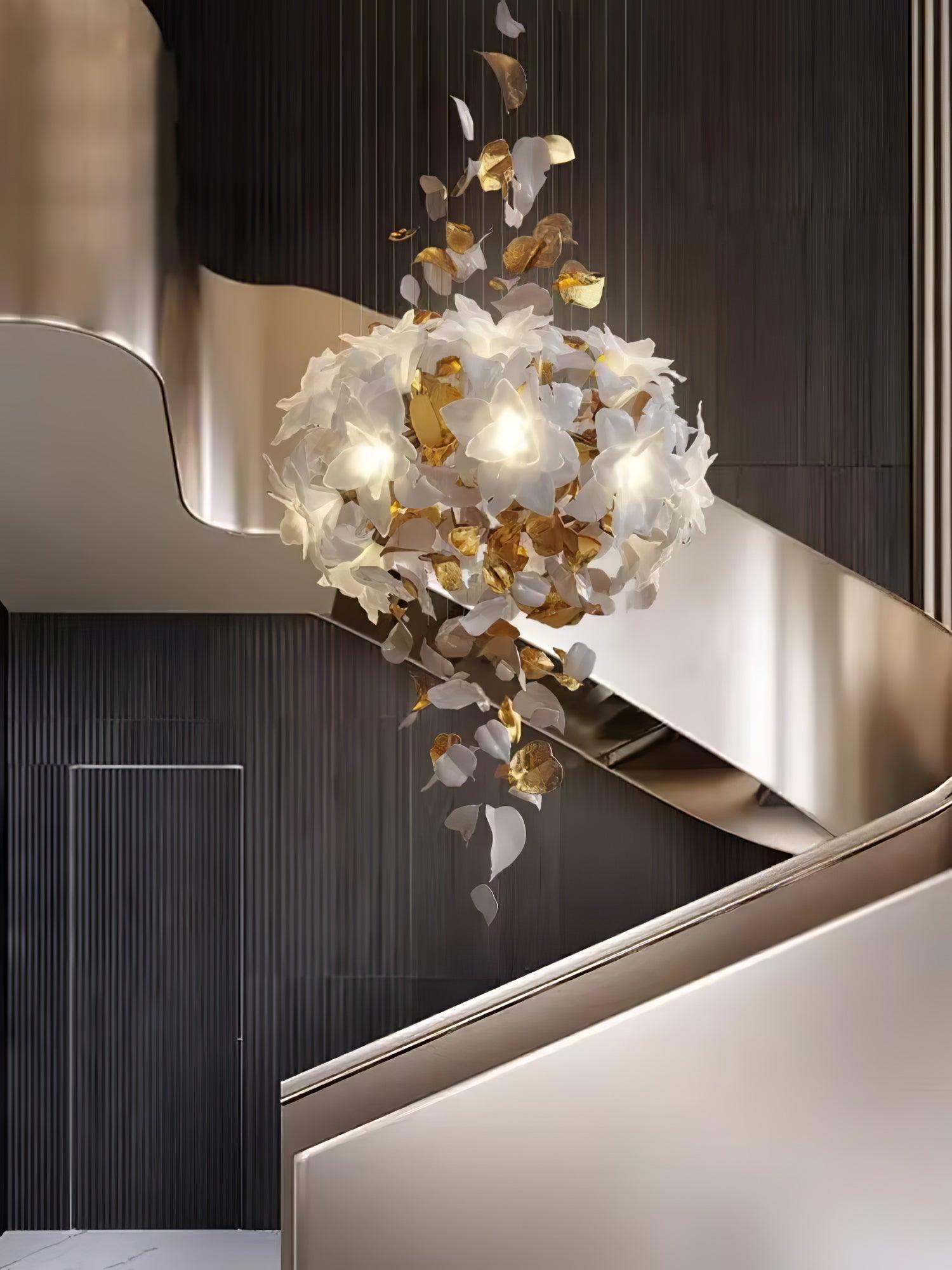 Flying Flowers Fluttering Chandelier - Lamp Outdoor