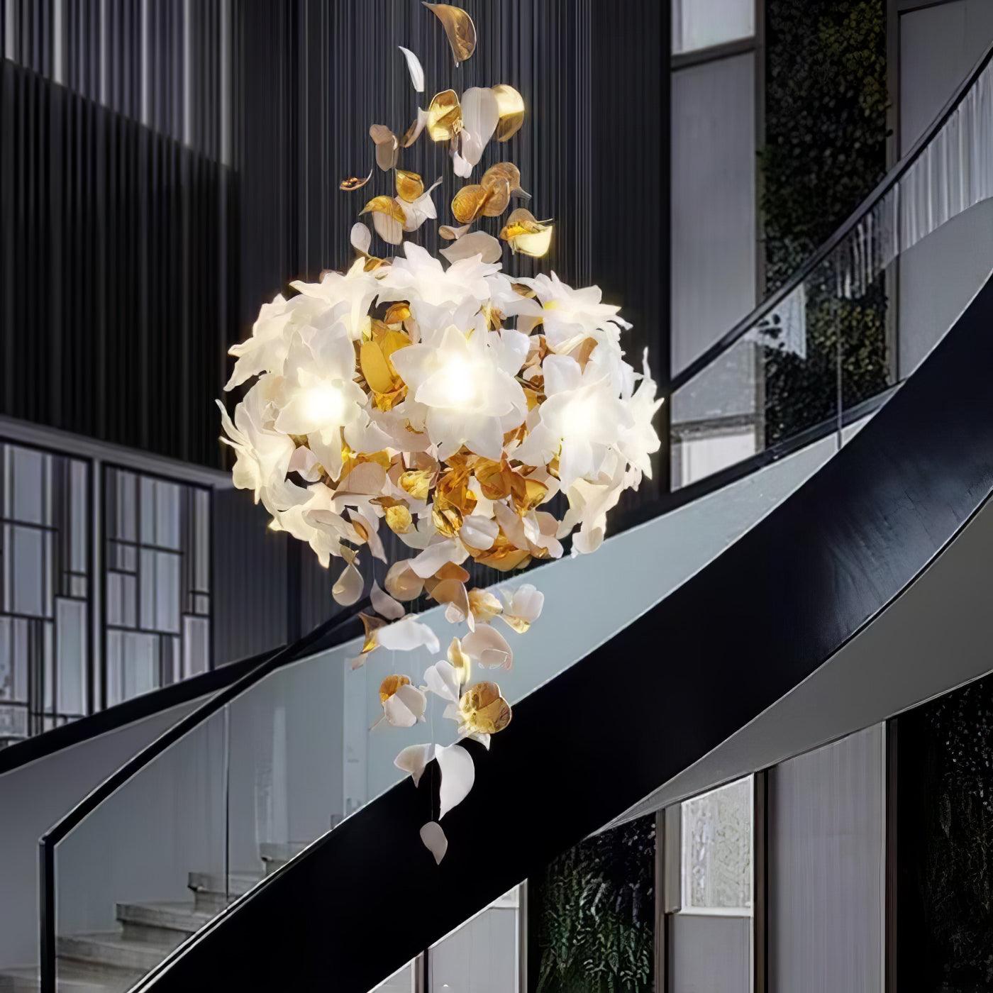 Flying Flowers Fluttering Chandelier - Lamp Outdoor