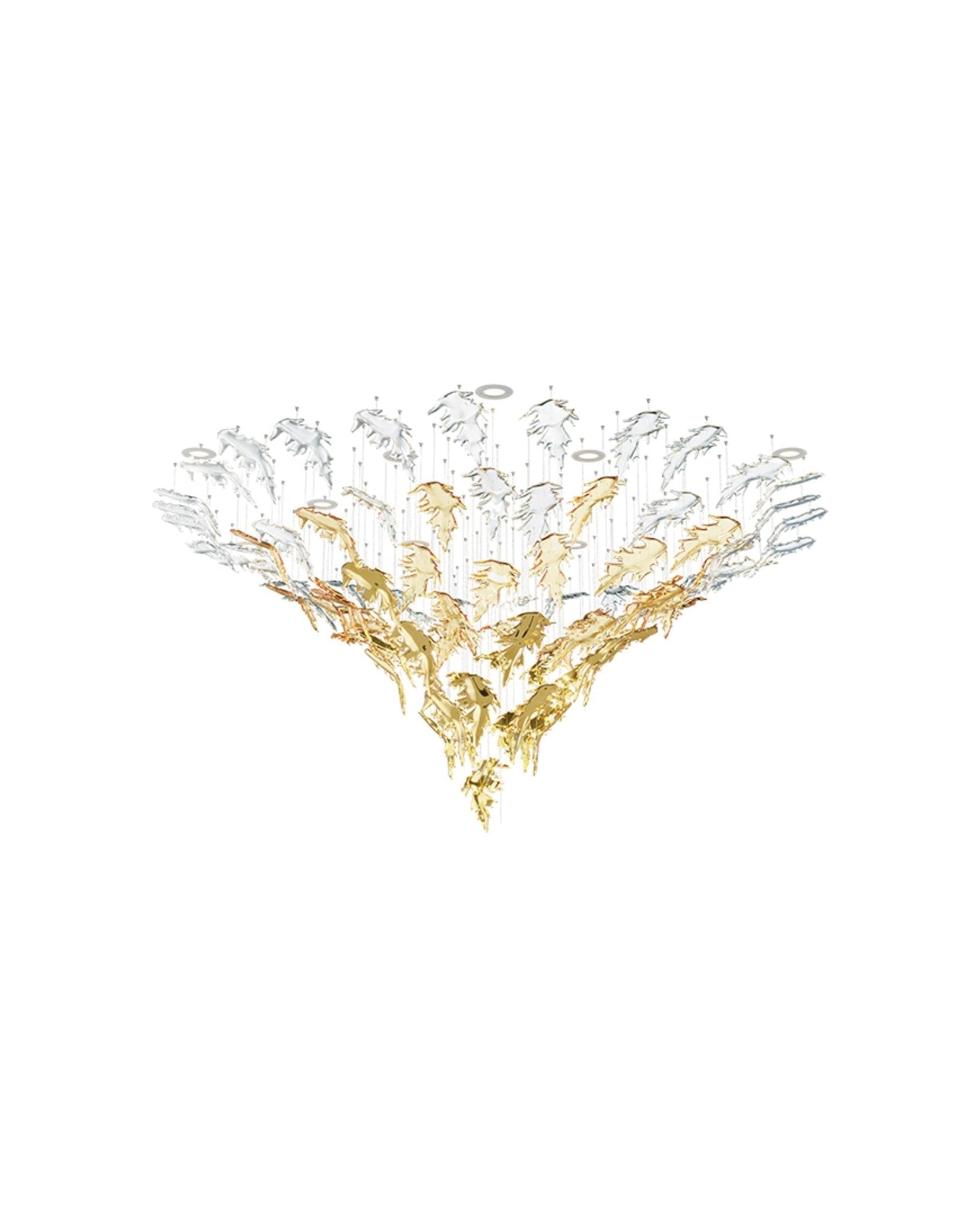 Cosolion Bird Glass Chandelier - Lamp Outdoor