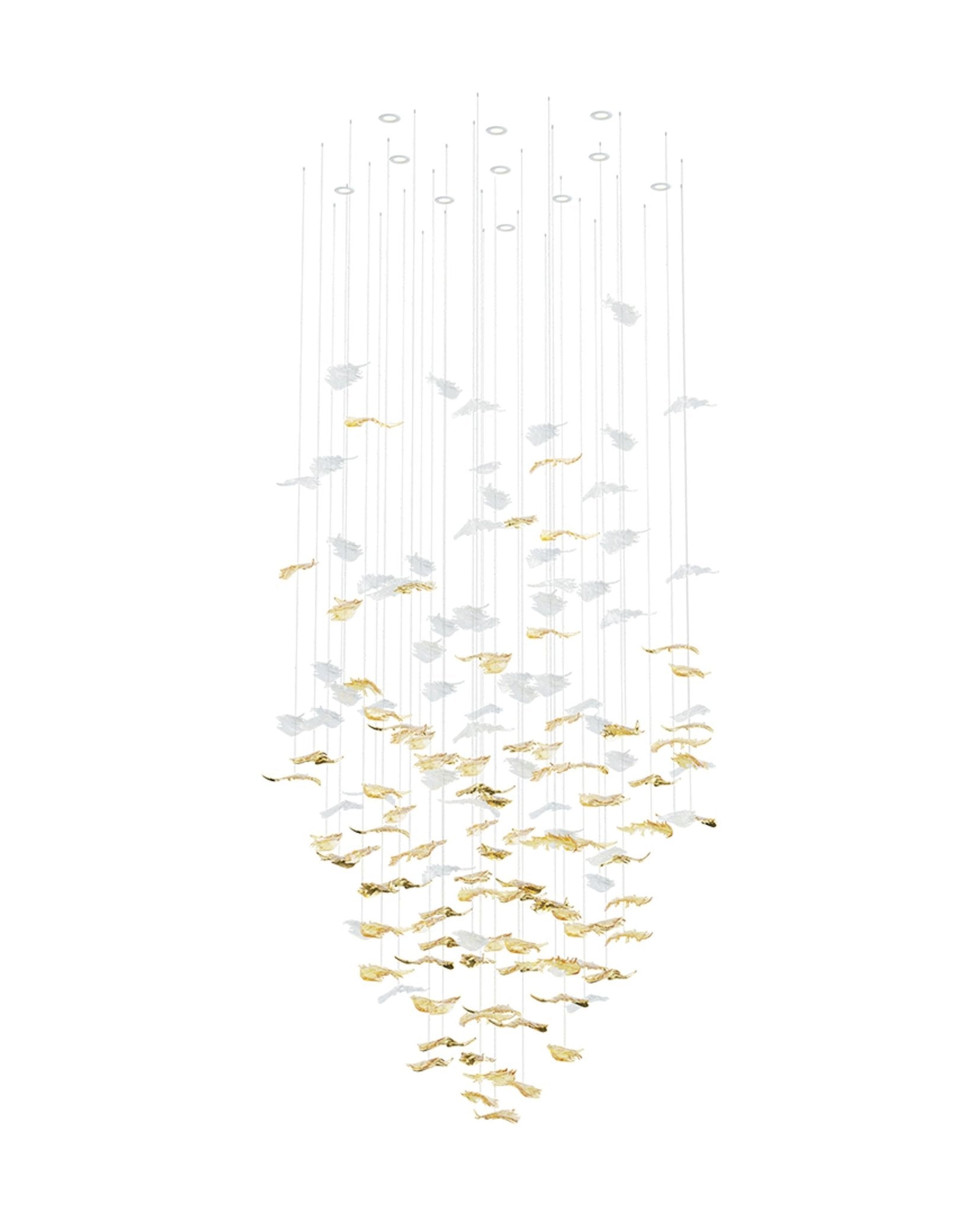 Cosolion Bird Glass Chandelier - Lamp Outdoor