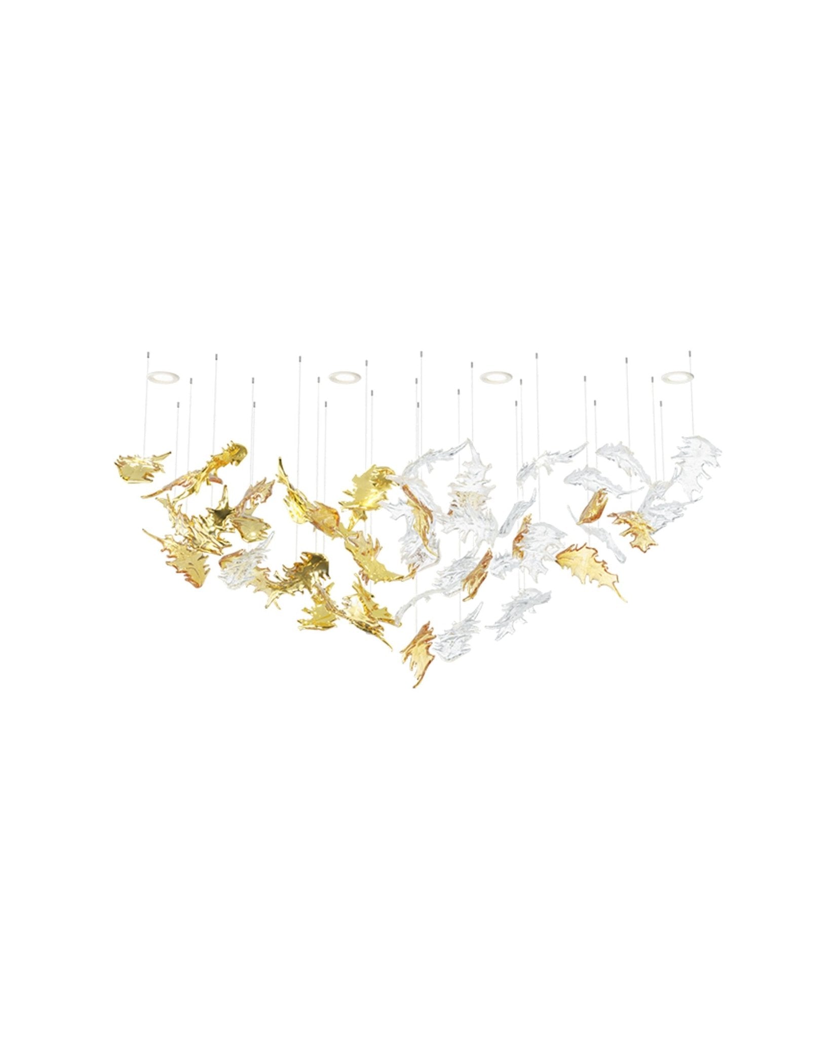 Cosolion Bird Glass Chandelier - Lamp Outdoor