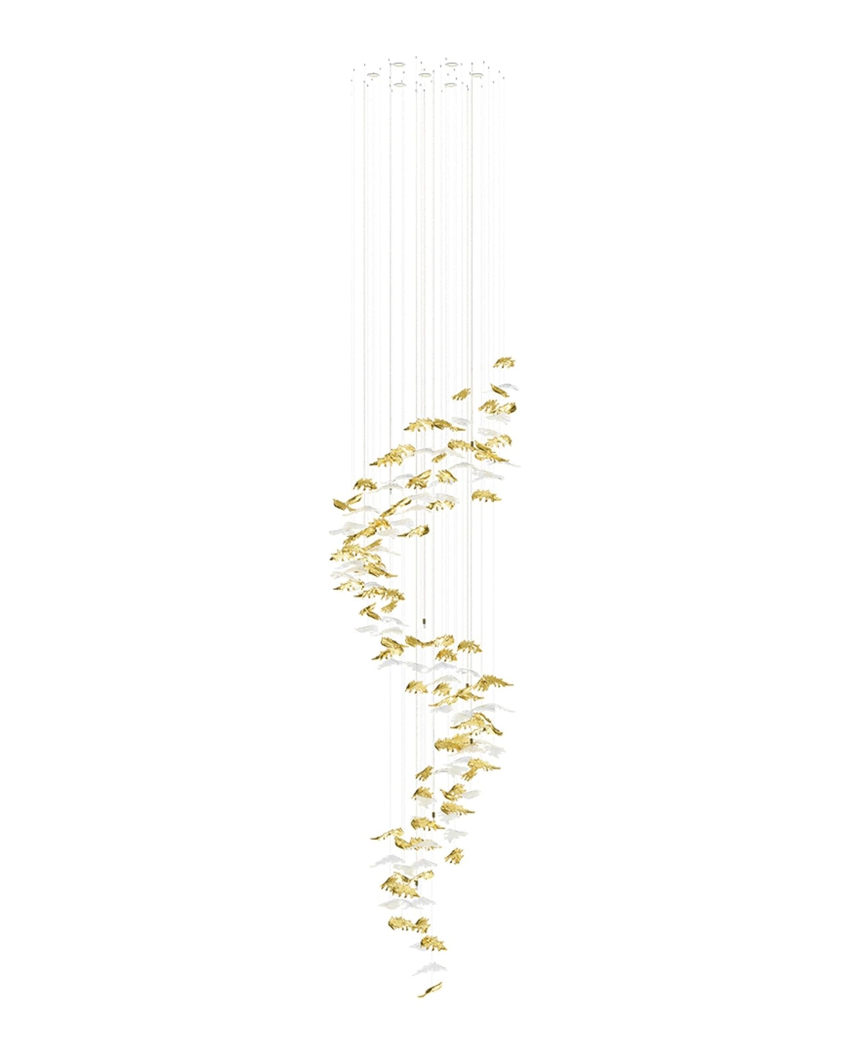 Cosolion Bird Glass Chandelier - Lamp Outdoor