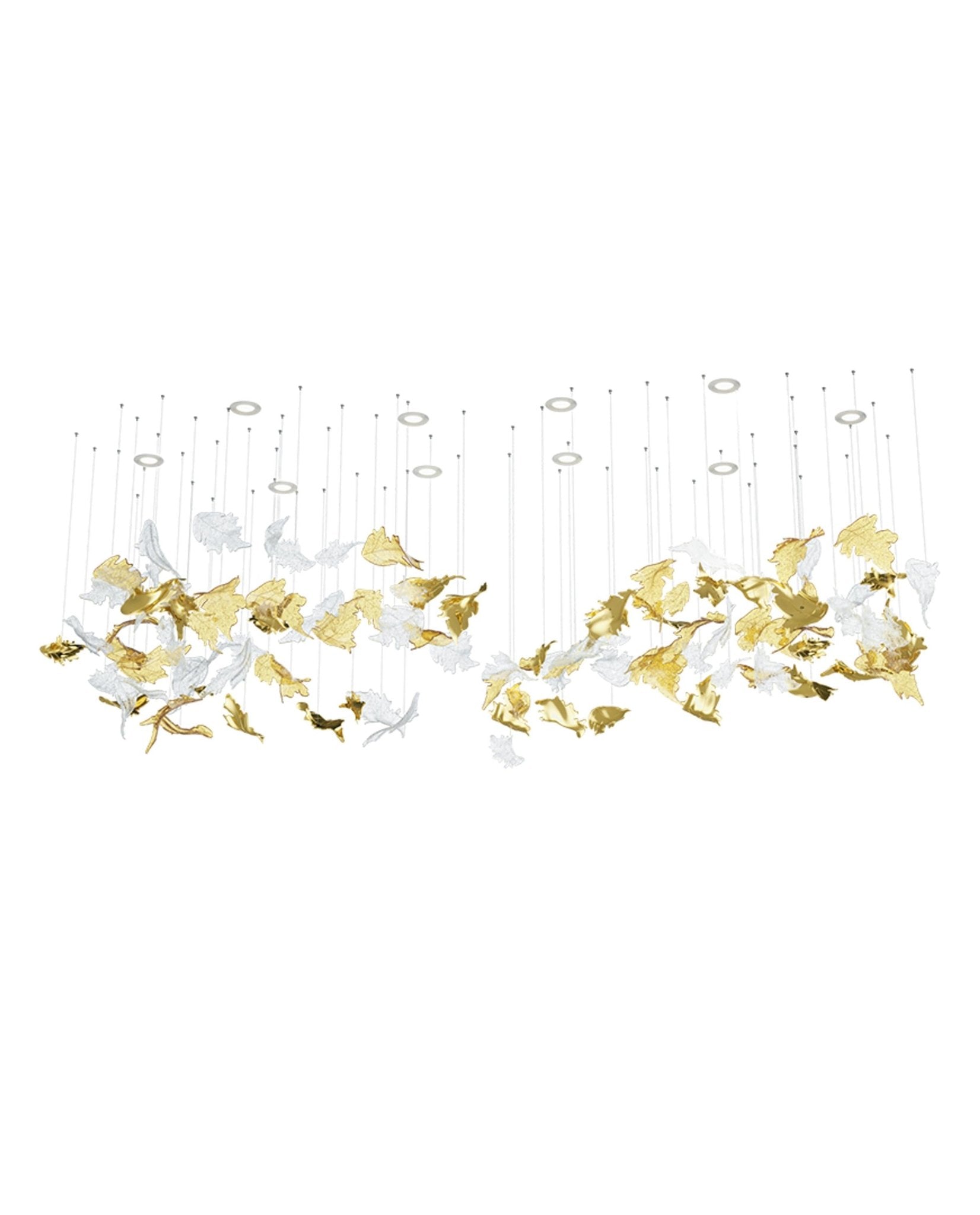 Cosolion Bird Glass Chandelier - Lamp Outdoor