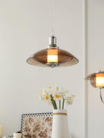 Flying Saucer Chrome Pendant Light - Lamp Outdoor