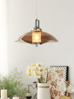Flying Saucer Chrome Pendant Light - Lamp Outdoor