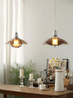 Flying Saucer Chrome Pendant Light - Lamp Outdoor
