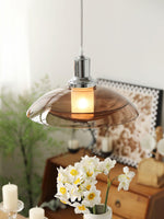 Flying Saucer Chrome Pendant Light - Lamp Outdoor