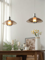 Flying Saucer Chrome Pendant Light - Lamp Outdoor