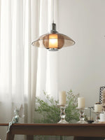 Flying Saucer Chrome Pendant Light - Lamp Outdoor