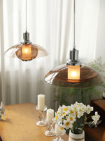 Flying Saucer Chrome Pendant Light - Lamp Outdoor