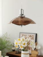 Flying Saucer Chrome Pendant Light - Lamp Outdoor