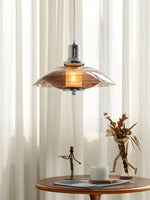 Flying Saucer Chrome Pendant Light - Lamp Outdoor