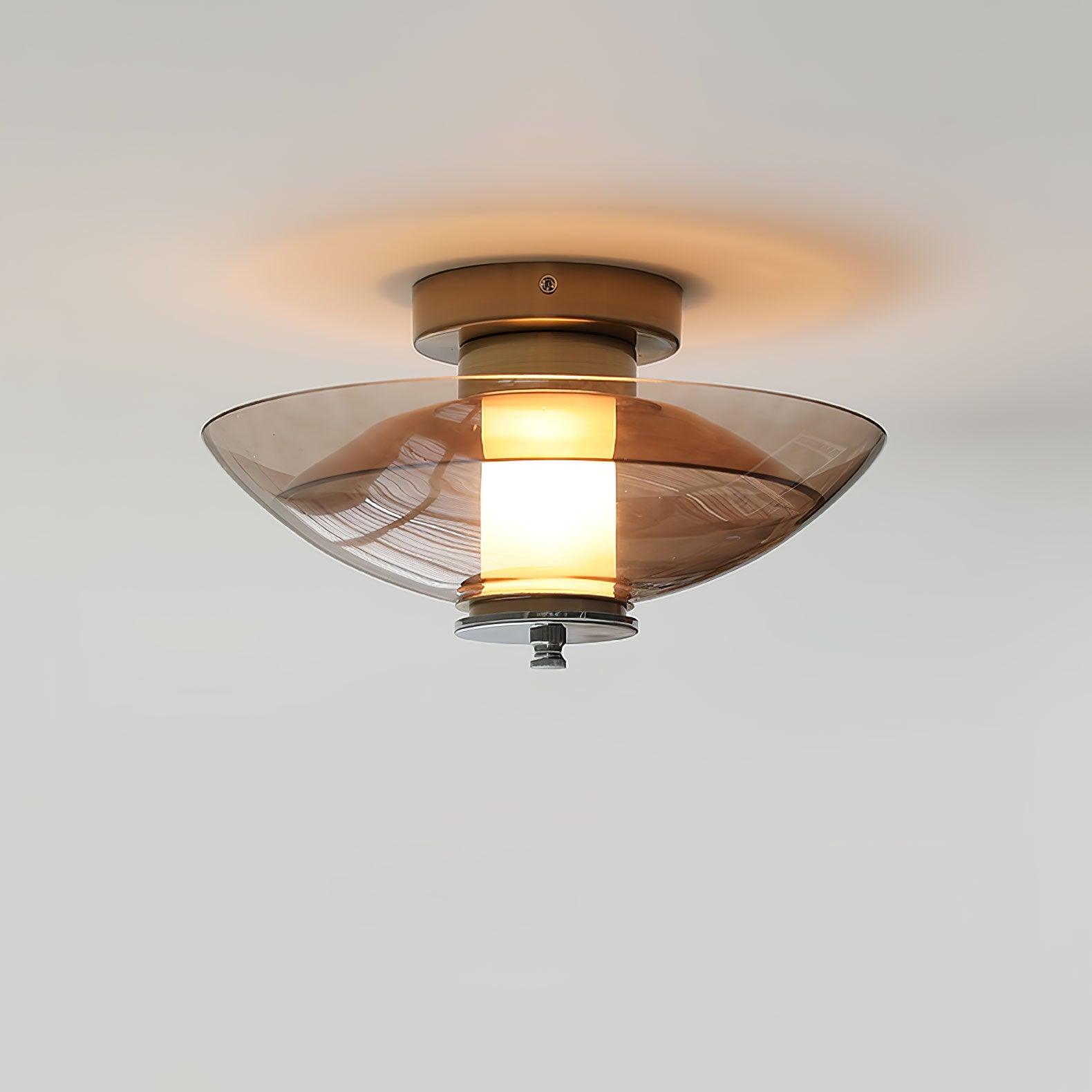 Flying Saucer Chrome Wall Light - Lamp Outdoor
