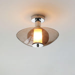 Flying Saucer Chrome Wall Light - Lamp Outdoor
