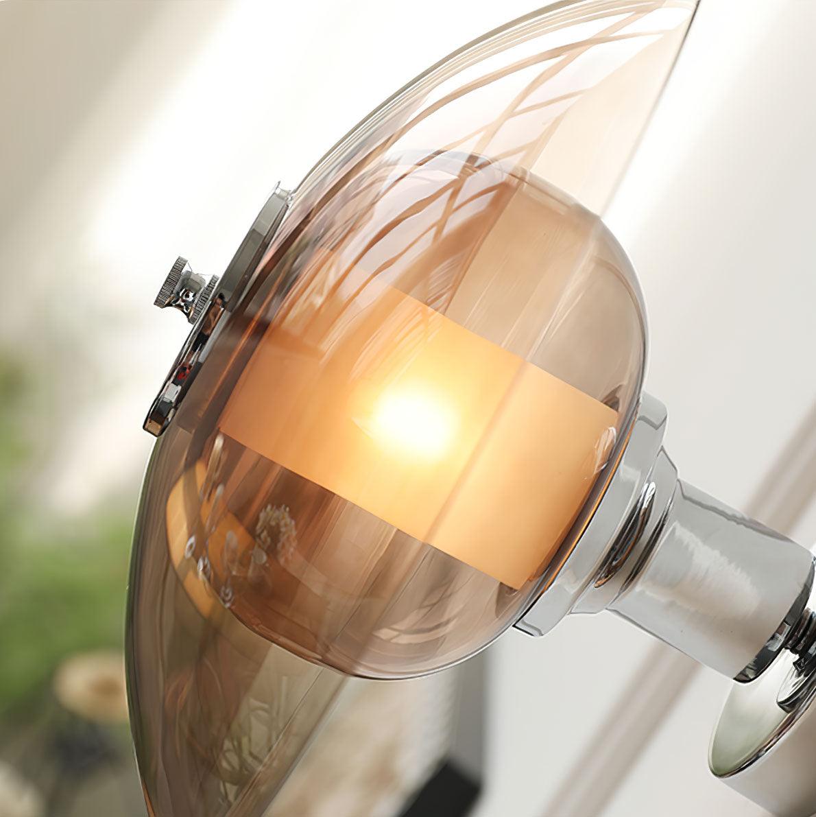 Flying Saucer Chrome Wall Light - Lamp Outdoor