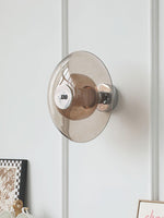 Flying Saucer Chrome Wall Light - Lamp Outdoor