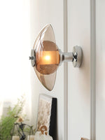 Flying Saucer Chrome Wall Light - Lamp Outdoor