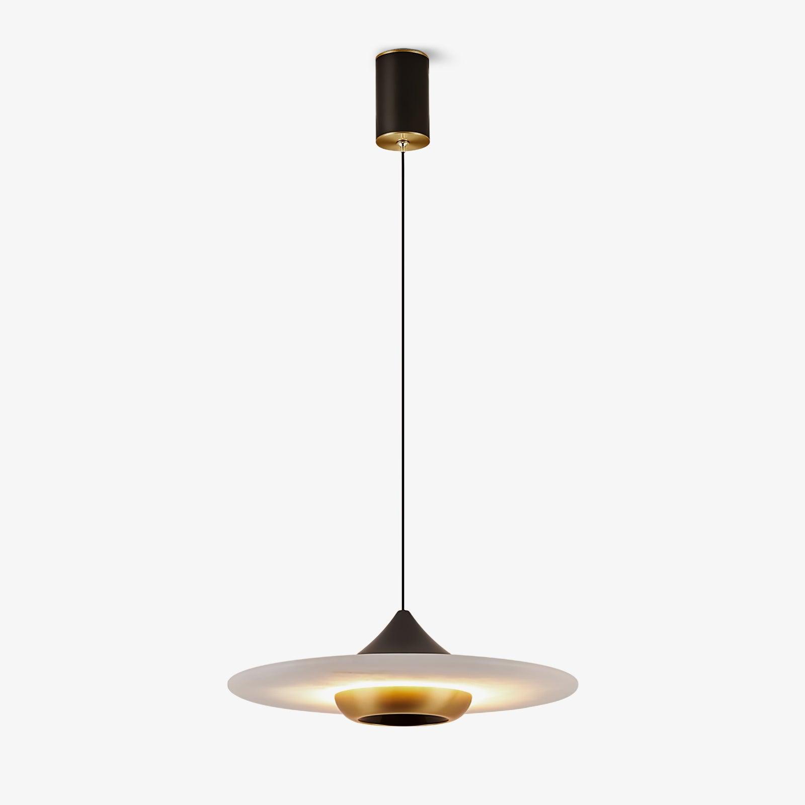 Flying Saucer Marble Pendant Lamp - Lamp Outdoor