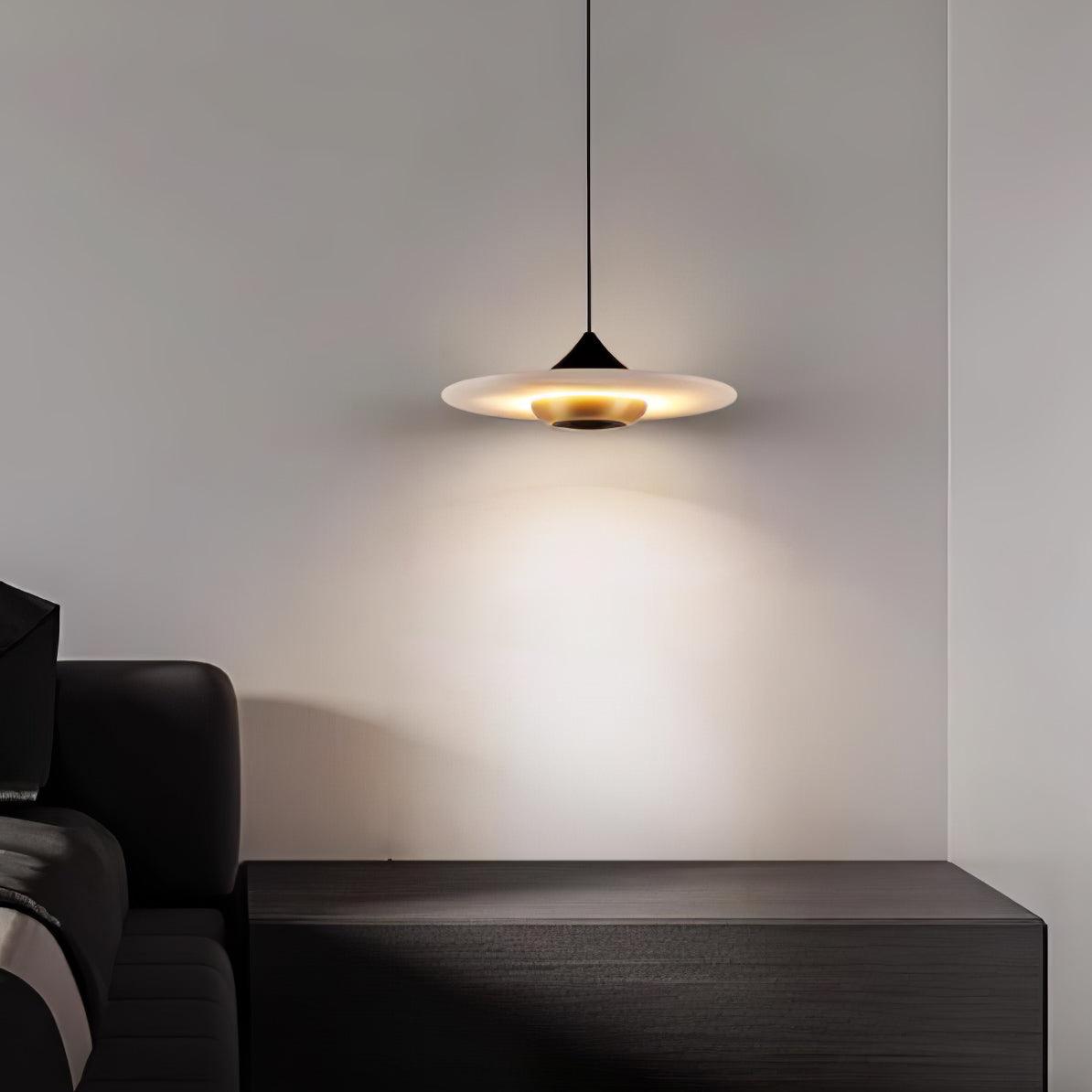 Flying Saucer Marble Pendant Lamp - Lamp Outdoor