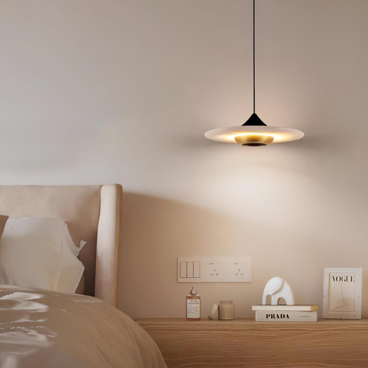Flying Saucer Marble Pendant Lamp - Lamp Outdoor