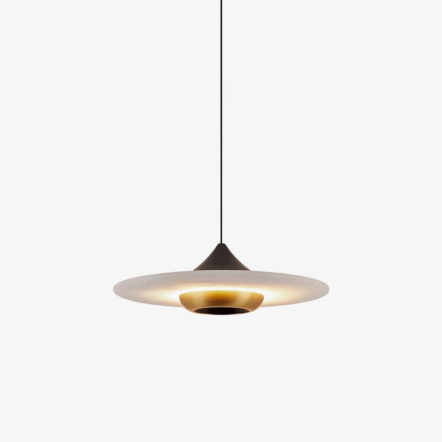 Flying Saucer Marble Pendant Lamp - Lamp Outdoor