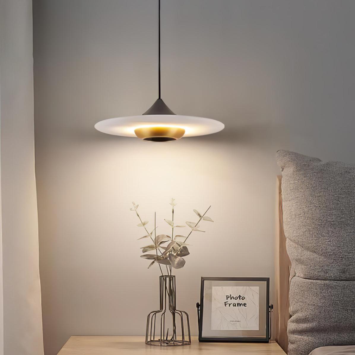 Flying Saucer Marble Pendant Lamp - Lamp Outdoor