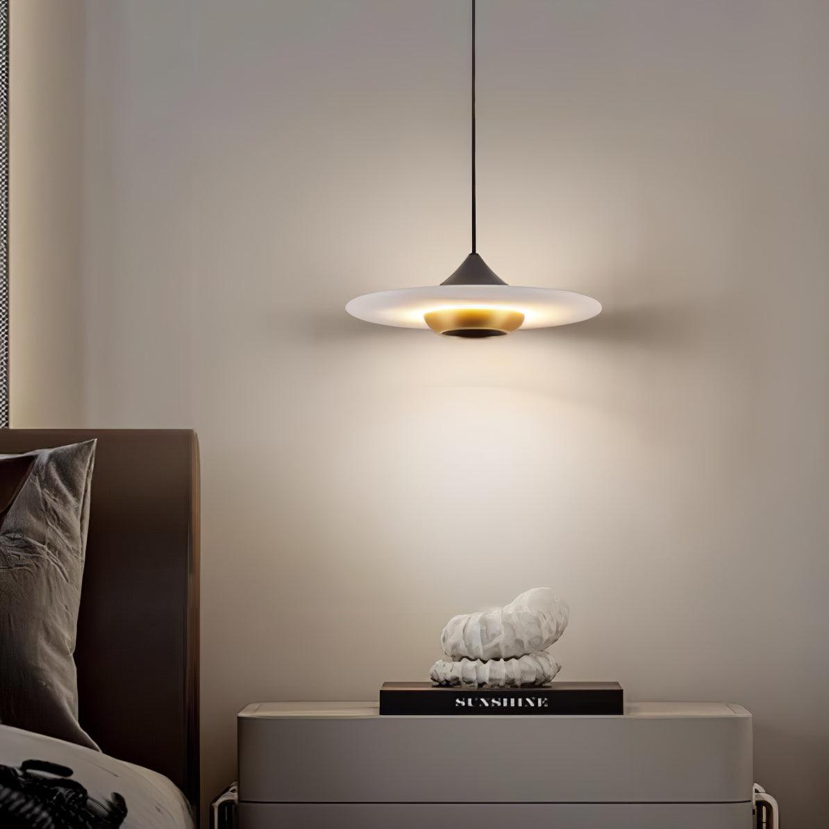 Flying Saucer Marble Pendant Lamp - Lamp Outdoor