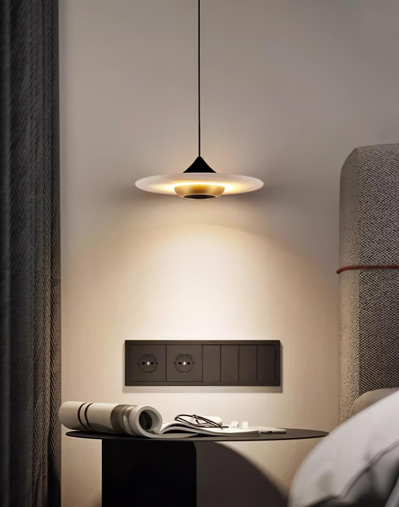 Flying Saucer Marble Pendant Lamp - Lamp Outdoor