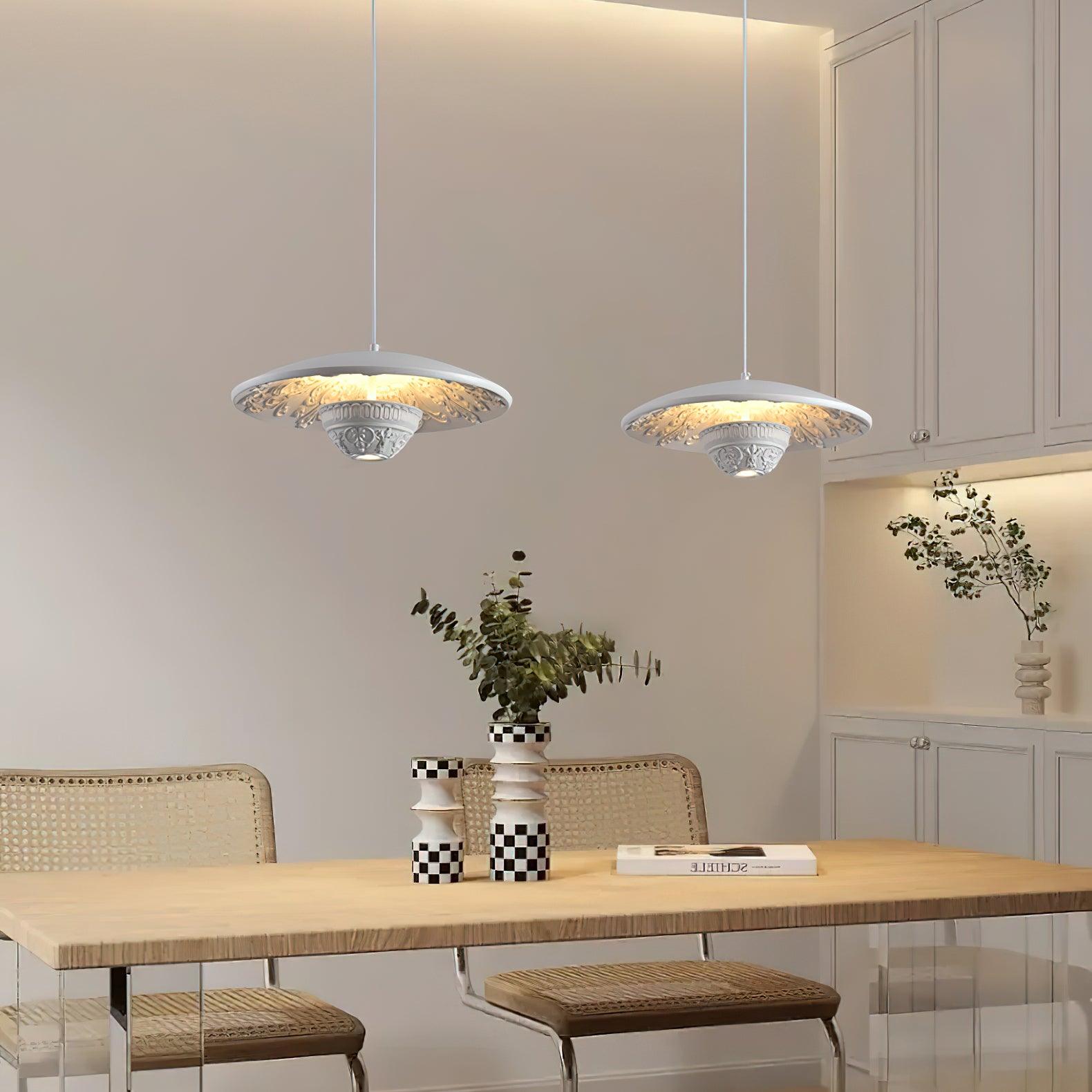 Flying Saucer Resin Pendant Lamp - Lamp Outdoor