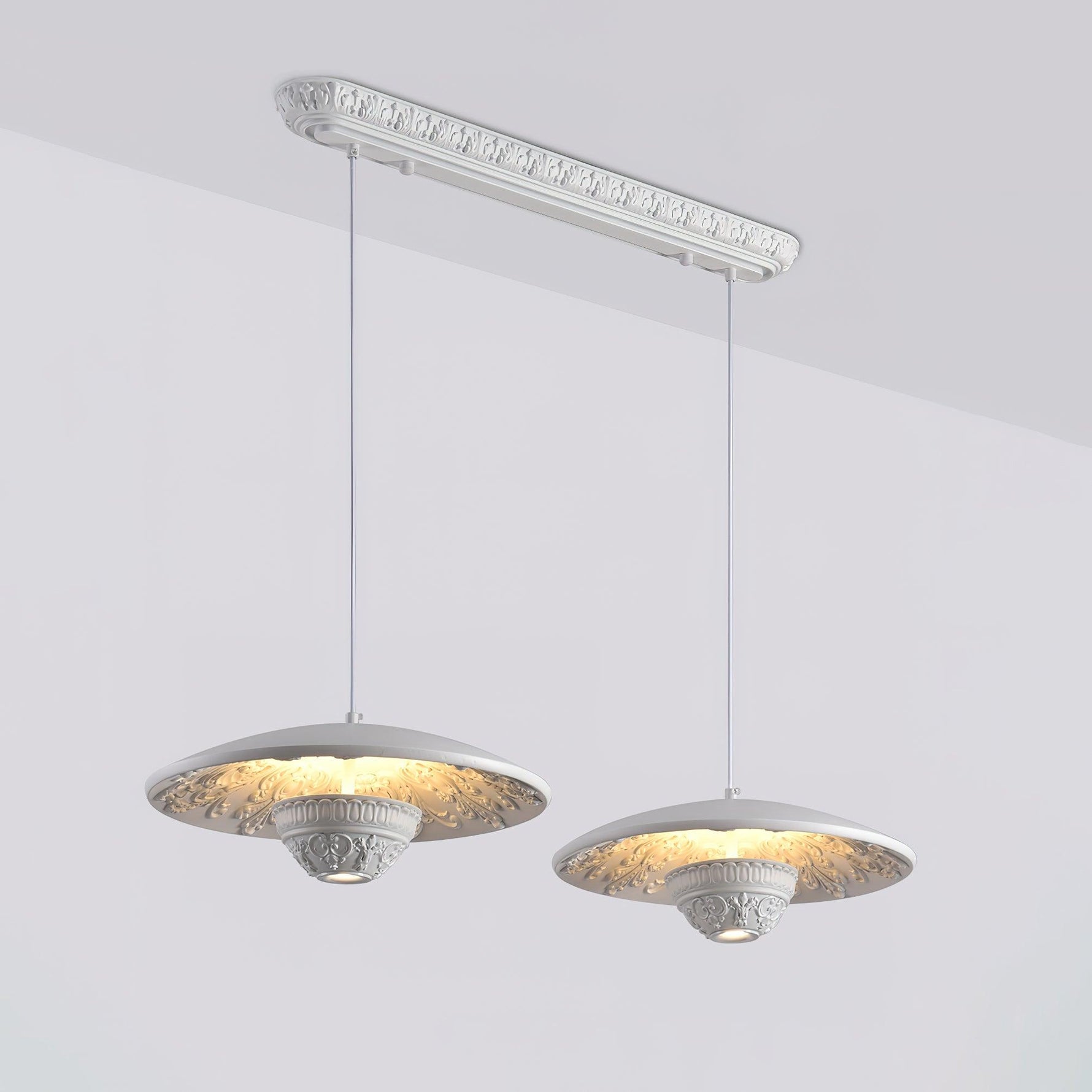 Flying Saucer Resin Pendant Lamp - Lamp Outdoor