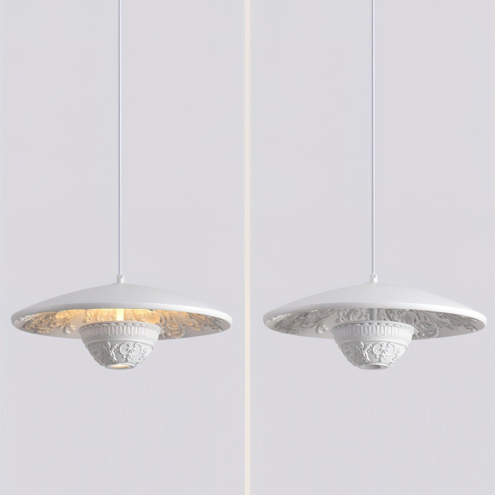 Flying Saucer Resin Pendant Lamp - Lamp Outdoor