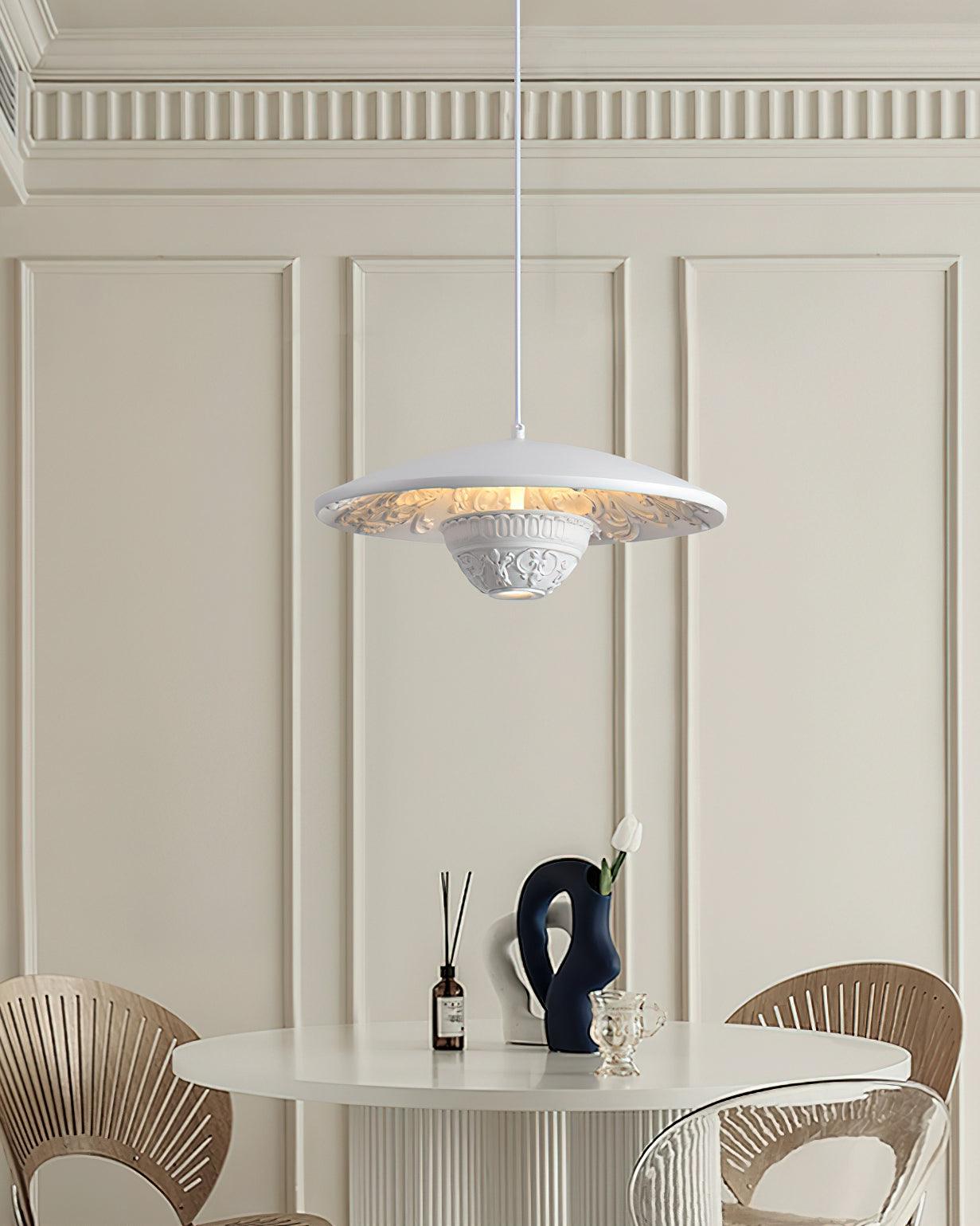 Flying Saucer Resin Pendant Lamp - Lamp Outdoor