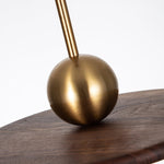 Flying Saucer Walnut Pendant Lamp - Lamp Outdoor