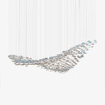Ilvyniel Crystal Wave Chandelier - Lamp Outdoor