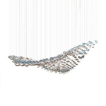 Ilvyniel Crystal Wave Chandelier - Lamp Outdoor