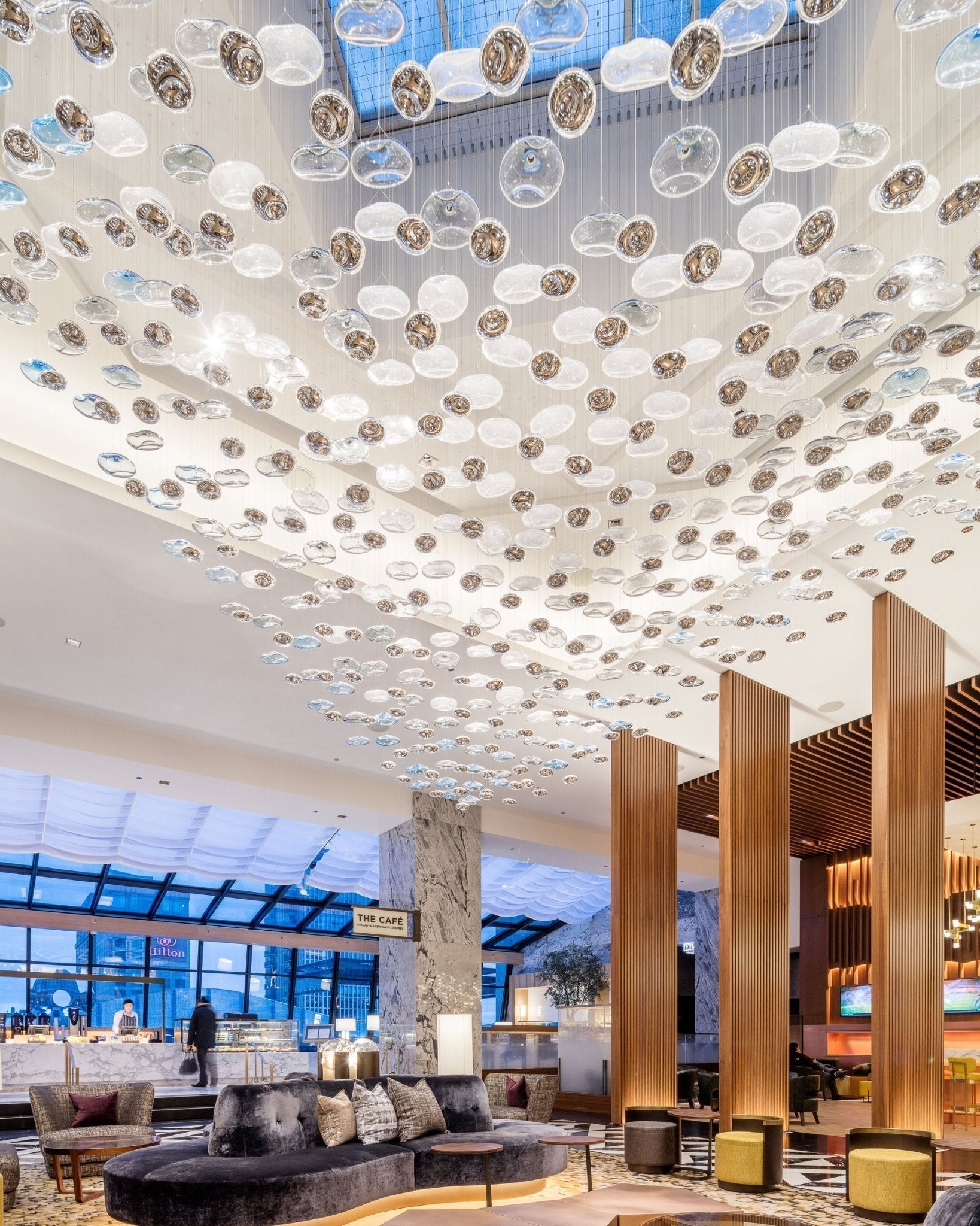 Ilvyniel Crystal Wave Chandelier - Lamp Outdoor