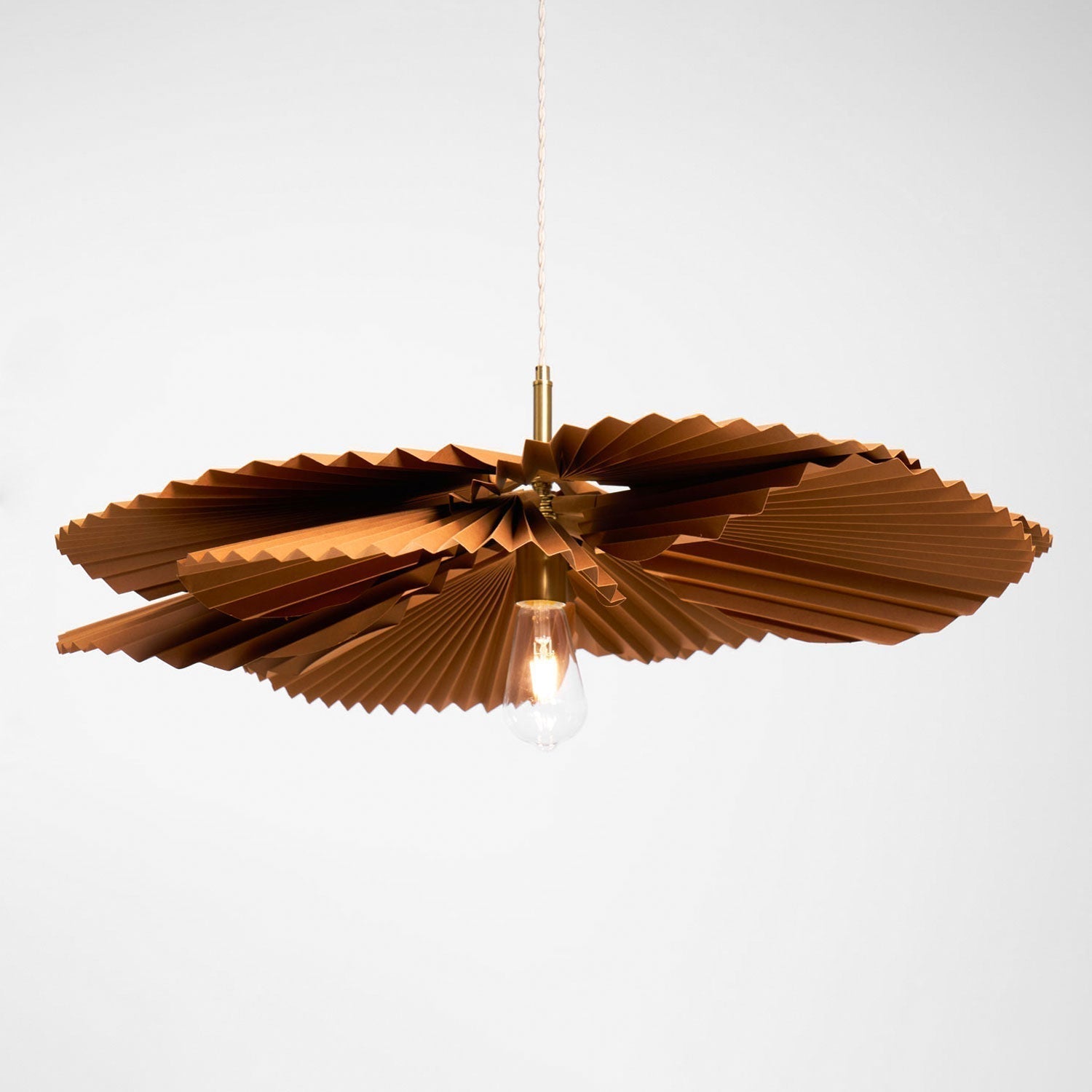 Folded Leaf Lotus Pendant Lamp - Lamp Outdoor