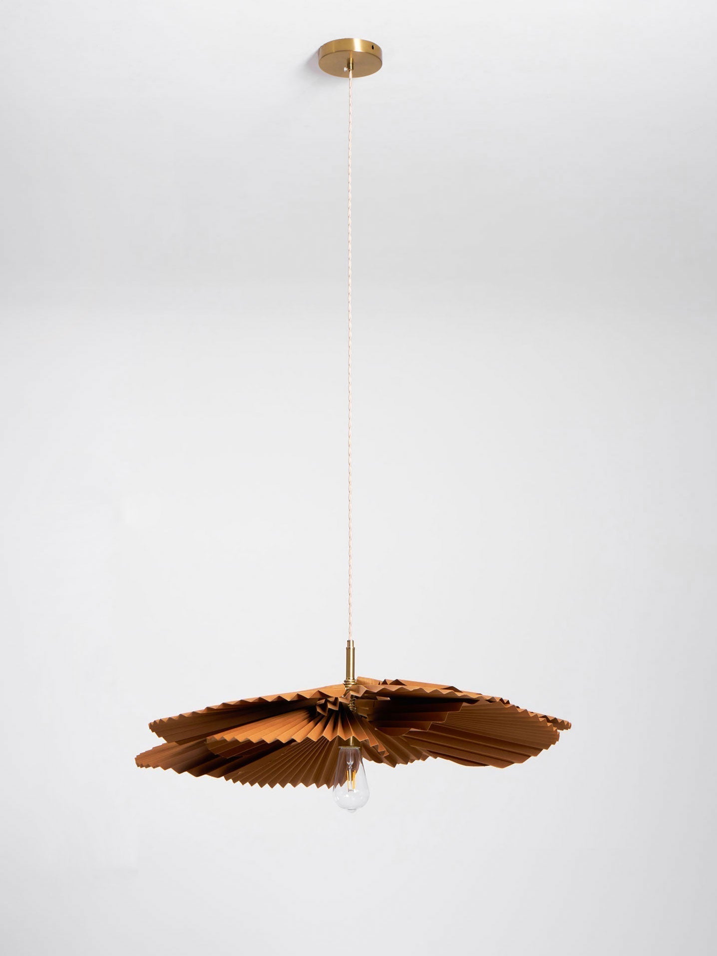 Folded Leaf Lotus Pendant Lamp - Lamp Outdoor