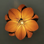 Folded Leaf Lotus Pendant Lamp - Lamp Outdoor